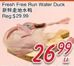 Foody Mart Fresh Free Run Water Duck offer