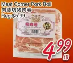 Foody Mart Meat Corner Pork Roll offer