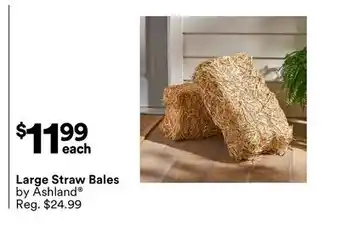 Michaels Large Straw Bales by Ashland offer