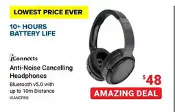 Visions Electronics iConnects Anti-Noise Cancelling Headphones offer