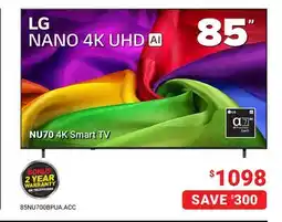 Visions Electronics LG NANO 4K UHD AI 85 offer