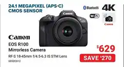 Visions Electronics Canon EOS R100 Mirrorless Camera offer