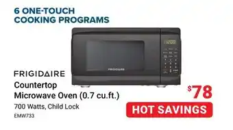Visions Electronics FRIGIDAIRE Countertop Microwave Oven (0.7 cu.ft.) offer
