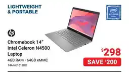 Visions Electronics HP Chromebook 14 Intel Celeron N4500 Laptop offer