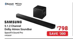 Visions Electronics SAMSUNG 5.1.2 Channel Dolby Atmos Soundbar offer