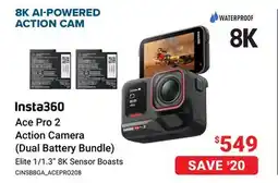 Visions Electronics Insta360 Ace Pro 2 Action Camera (Dual Battery Bundle) offer