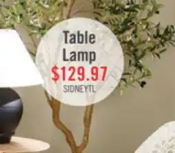 The Brick Sidney 14 Table Lamp with Linen Shade – Black offer