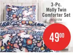 The Brick Molly 3-Piece Twin Comforter Set offer