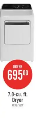 The Brick Frigidaire 5.1 Cu. Ft. Top-Load Washer and 7 Cu. Ft. Electric Dryer - White offer