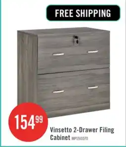 The Brick Vinsetto 2-drawer File Cabinet With Lock And Hanging Bar offer