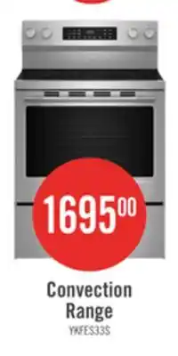 The Brick KitchenAid 30 5.3 Cu. Ft. Electric Range with Convection Cooking Modes - YKFES330TPS offer