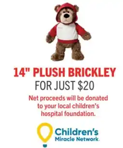 The Brick 14 PLUSH BRICKLEY offer