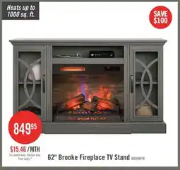 The Brick 62 Brooke Fireplace TV Stand offer