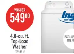 The Brick Inglis 4.0 Cu. Ft. Top-Load Washer - White - ITW4871FW offer