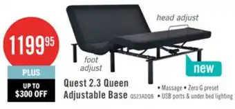 The Brick Quest 2.3 Queen Adjustable Base offer