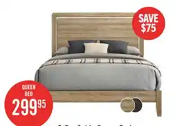 The Brick Sable Panel Bed with Headboard & Frame, Dark Grey - Queen Size offer