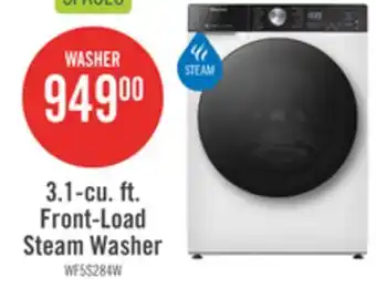 The Brick Hisense 24 3.1 Cu. Ft. Front Load Washer with Steam Wash - White - WF5S2845BW offer