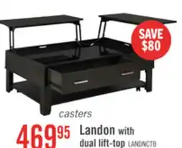 The Brick Landon with dual lift-top offer