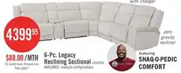 The Brick Shaquille O'Neal Home Legacy 6-Piece Power Reclining Sectional with Shaq-o-pedic Comfort - Grey offer