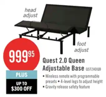 The Brick Quest 2.0 Queen Adjustable Base offer