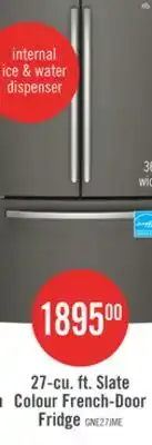 The Brick GE 36 27 Cu. Ft. French-Door Refrigerator - Slate - GNE27JMMES offer