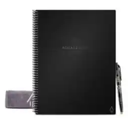 Staples Rocketbook Fusion Smart Reusable Notebook - Letter Size - Infinity Black offer