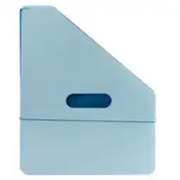 Staples Staples 12 Pocket Vertical Expanding Folder - Letter Size - Blue offer