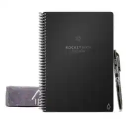 Staples Rocketbook Fusion Smart Reusable Notebook - Executive Size - Infinity Black offer