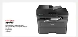 Staples Brother DCP-L2640DW Business-Ready Monochrome Multifunction Laser Printer offer