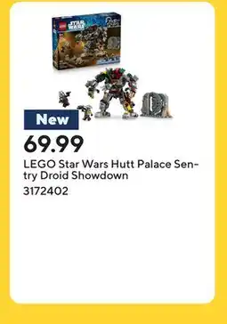Staples LEGO Star Wars Hutt Palace Sentry Droid Showdown offer