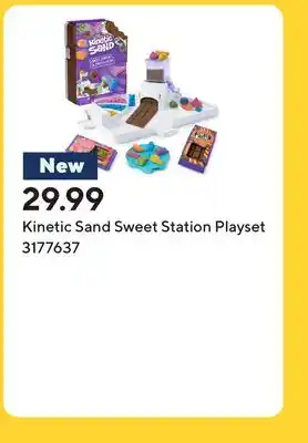 Staples Kinetic Sand Sweet Station Playset offer