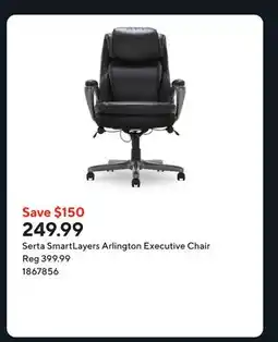 Staples Serta SmartLayers Arlington Executive Chair offer