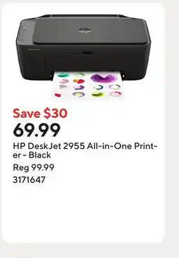 Staples HP DeskJet 2955 All-in-One Printer - Black offer