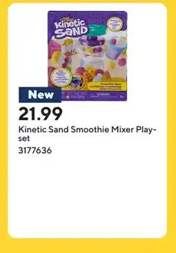 Staples Kinetic Sand Smoothie Mixer Playset offer
