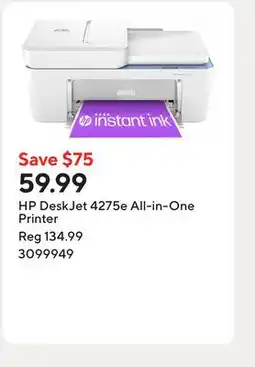 Staples HP DeskJet 4275e All-in-One Printer offer
