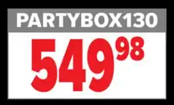 2001 Audio Video PARTYBOX PORTABLE BT BLACK offer