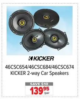 2001 Audio Video 46CSC654/46CSC684/46CSC674 KICKER 2-way Car Speakers offer