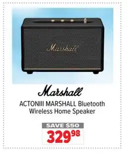 2001 Audio Video ACTONIII MARSHALL Bluetooth Wireless Home Speaker offer