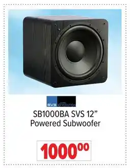 2001 Audio Video SB1000BA SVS 12 Powered Subwoofer offer
