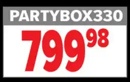 2001 Audio Video PARTYBOX PORTABLE BT WHITE offer