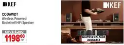 2001 Audio Video KEF CODAWDT Wireless Powered Bookshelf HiFi Speaker offer