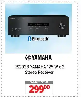 2001 Audio Video RS202B YAMAHA 125 W x 2 Stereo Receiver offer