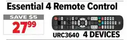 2001 Audio Video URC3640 Essential 4 Remote Control offer
