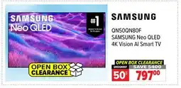 2001 Audio Video QN50QN80F 50 SAMSUNG Neo QLED 4K Vision AI Smart TV offer