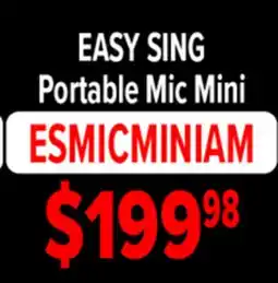 2001 Audio Video JBL EASY SING Portable Mic Mini offer