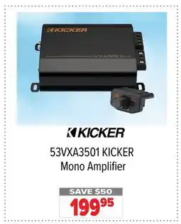 2001 Audio Video 53VXA3501 KICKER Mono Amplifier offer