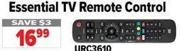 2001 Audio Video Essential TV Remote Control offer