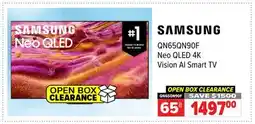 2001 Audio Video QN65QN90F 65 SAMSUNG Neo QLED 4K Vision AI Smart TV offer