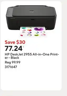 Staples HP DeskJet 2955 All-in-One Printer - Black offer