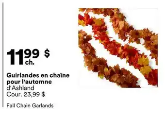 Michaels Guirlandes en chaîne pour l'automne d'Ashland offer